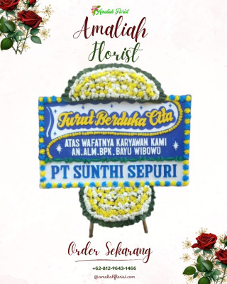 Papan Bunga Duka di Tanjung Pinggir